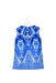 A Blue Sleeveless Dresses from Oscar de la Renta in size 3T for girl. (Back View)