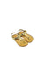 A Gold Sandals from Seed in size 3T for girl. (Front View)