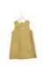 A Beige Sleeveless Dresses from Chicco in size 3T for girl. (Front View)