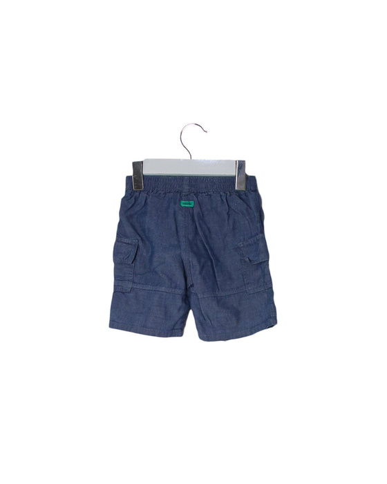 A Blue Shorts from Catimini in size 6-12M for boy. (Back View)