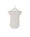 A White Bodysuits from Petit Bateau in size 3-6M for girl. (Front View)
