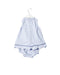 A Blue Dress Sets from Neck & Neck in size 12-18M for girl. (Back View)