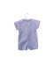 A Blue Short Sleeve Rompers from Letts Dream in size 6-12M for girl. (Back View)