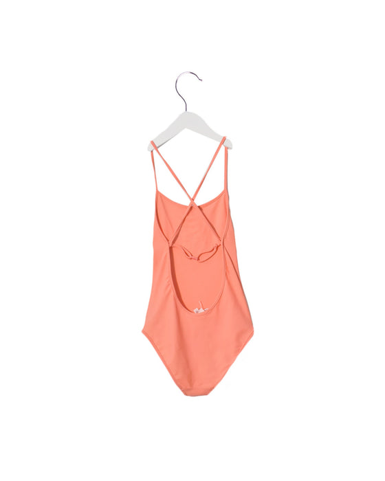 A Pink Swimsuits from Bonpoint in size 12Y for girl. (Back View)