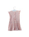 A Pink Sleeveless Dresses from Petit Bateau in size 6-12M for girl. (Back View)