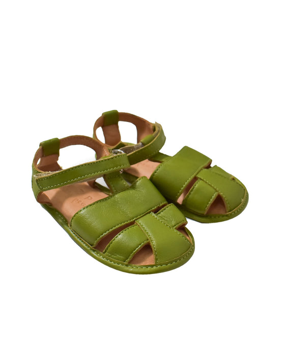 A Green Sandals from Easy Peasy in size 12-18M for boy. (Back View)
