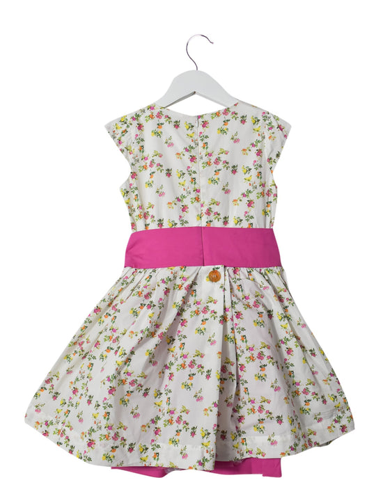 A Pink Short Sleeve Dresses from Jessie and James in size 8Y for girl. (Back View)
