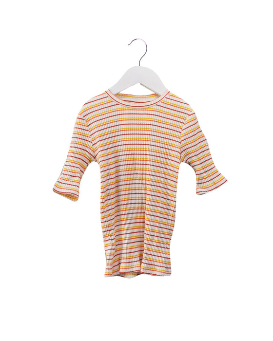 A Red Short Sleeve Tops from Seed in size 5T for girl. (Front View)