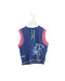 A Blue Sleeveless Tops from Le Petit Pois in size 12-18M for girl. (Front View)