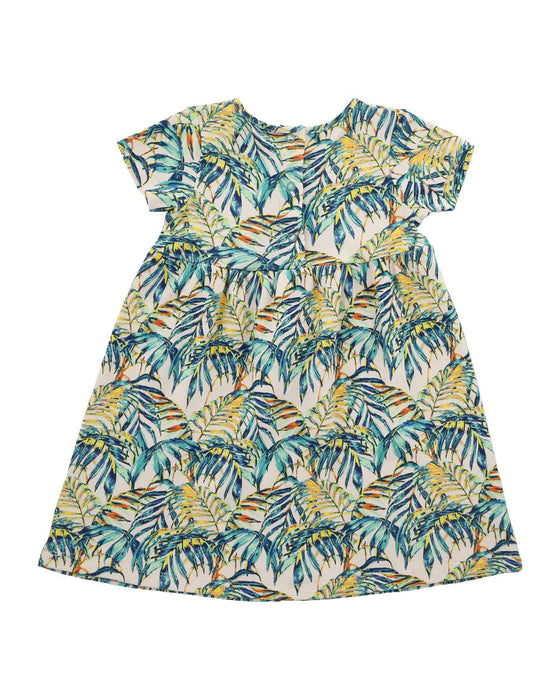 A Pink Short Sleeve Dresses from Hunter + Boo in size 3-6M for girl. (Back View)