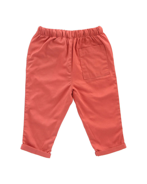 A Brown Casual Pants from Hunter + Boo in size 6-12M for neutral. (Back View)