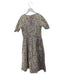 A Green Short Sleeve Dresses from Bonpoint in size 10Y for girl. (Back View)