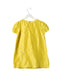 A Yellow Short Sleeve Dresses from Bonpoint in size 8Y for girl. (Back View)