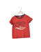 A Red Short Sleeve T Shirts from Petit Bateau in size 5T for boy. (Front View)