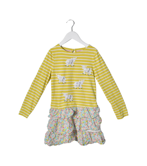 A White Long Sleeve Dresses from Boden in size 7Y for girl. (Front View)