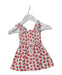 A White Sleeveless Dresses from Nucleo in size 3T for girl. (Front View)
