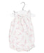 A White Long Sleeve Bodysuits from Petit Bateau in size 6-12M for girl. (Front View)