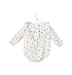 A White Long Sleeve Bodysuits from Seed in size 6-12M for girl. (Back View)