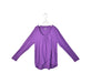 A Purple Long Sleeve Tops from Spring in size L for maternity. (Front View)