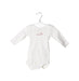 A White Long Sleeve Bodysuits from Petit Bateau in size 0-3M for neutral. (Front View)