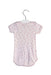 A Pink Short Sleeve Bodysuits from Petit Bateau in size 3-6M for girl. (Back View)