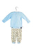A Blue Leggings Sets from Moschino in size 6-12M for boy. (Back View)