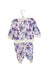 A Purple Pants Sets from Janie & Jack in size 3-6M for neutral. (Back View)