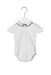 A White Short Sleeve Bodysuits from Janie & Jack in size 3-6M for neutral. (Front View)
