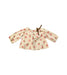 A Beige Long Sleeve Tops from Bonpoint in size 3-6M for girl. (Front View)