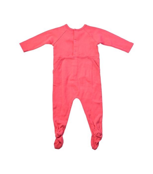 A Red Long Sleeve Jumpsuits from Bonpoint in size 0-3M for girl. (Back View)