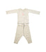 A Beige Leggings Sets from Bonpoint in size 0-3M for neutral. (Front View)