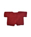 A Red Cardigans from Bonpoint in size 3-6M for girl. (Back View)