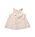 A Pink Sleeveless Dresses from Bonpoint in size 3-6M for girl. (Back View)