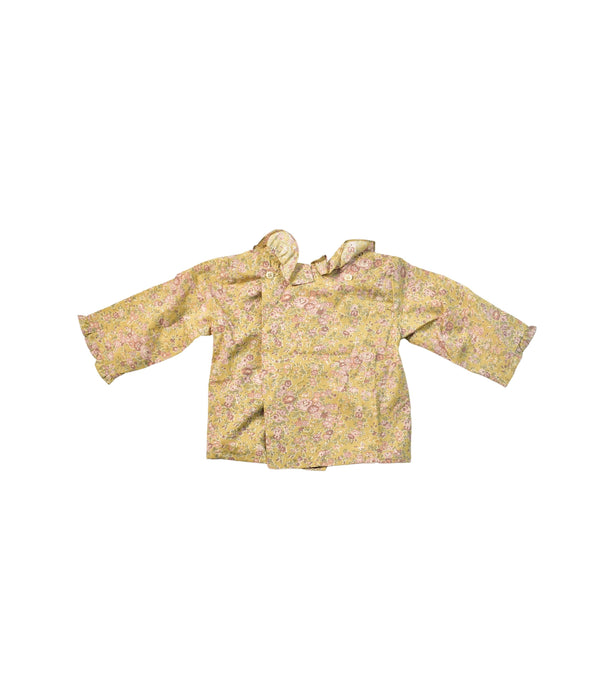 A Brown Long Sleeve Tops from Bonpoint in size 0-3M for girl. (Back View)