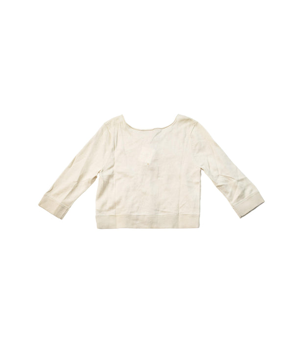 A Ivory Cardigans from Bonpoint in size 4T for girl. (Back View)