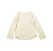 A Ivory Long Sleeve Tops from Bonpoint in size 4T for girl. (Back View)