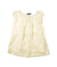 A Yellow Short Sleeve Dresses from Bonpoint in size 4T for girl. (Front View)