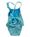 A Green Swimsuits from Lison Paris in size 3T for girl. (Back View)
