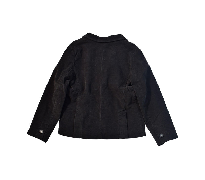 A Black Blazers from Bonpoint in size 6T for boy. (Back View)