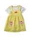 A White Overall Sets from Boden in size 3-6M for girl. (Front View)