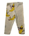 A Yellow Leggings from Mini Rodini in size 6-12M for boy. (Front View)