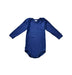 A Navy Long Sleeve Bodysuits from Petit Bateau in size 12-18M for boy. (Front View)