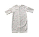 A White Nightgowns from Mides in size 0-3M for girl. (Front View)