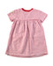 A Red Short Sleeve Dresses from Steiff in size 0-3M for girl. (Back View)