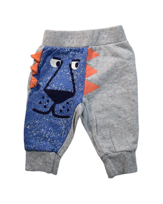 A Blue Sweatpants from Seed in size 0-3M for boy. (Front View)