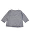 A Black Long Sleeve Tops from Seed in size 0-3M for girl. (Back View)
