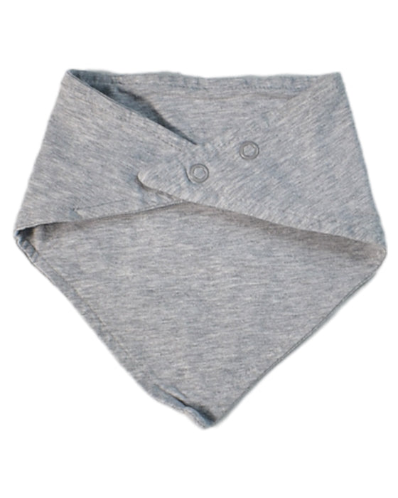 A Grey Bibs from Seed in size O/S for neutral. (Back View)