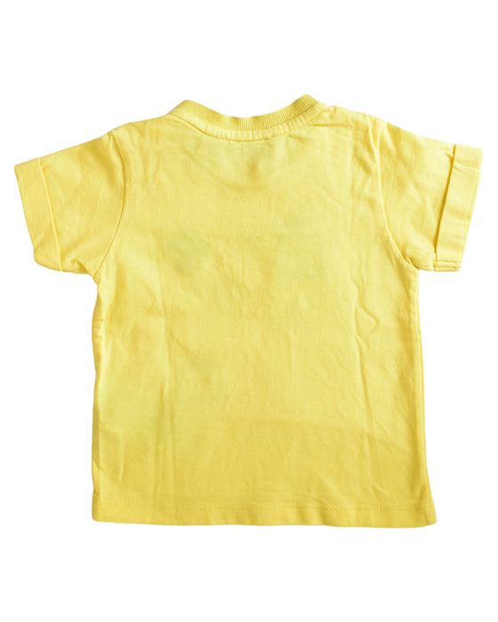 A Yellow Short Sleeve T Shirts from Chicco in size 6-12M for neutral. (Back View)