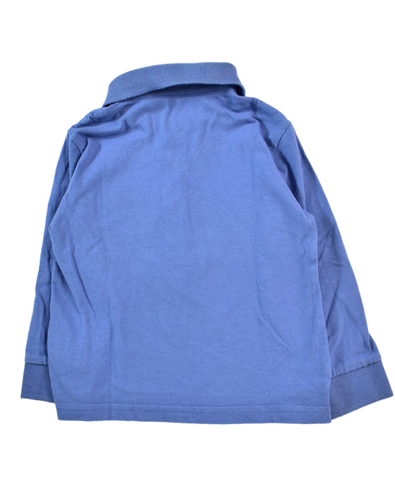 A Blue Long Sleeve Polos from Chicco in size 12-18M for boy. (Back View)