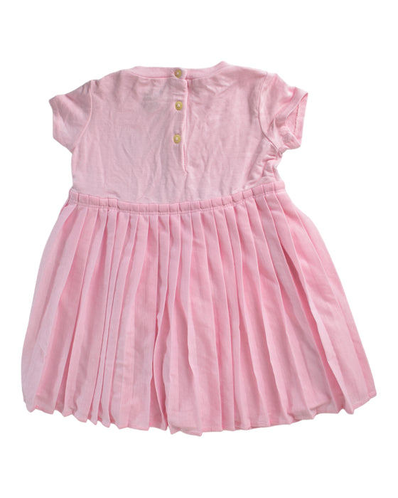 A Pink Short Sleeve Dresses from Ralph Lauren in size 6-12M for girl. (Back View)